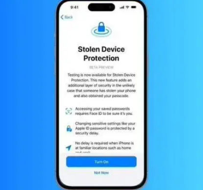 通什镇苹果授权维修店分享被盗设备保护功能开启方法 