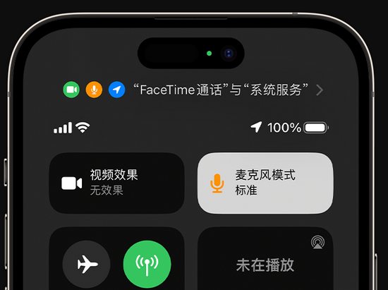 通什镇苹果授权维修网点分享iPhone在通话时让你的声音更清晰 