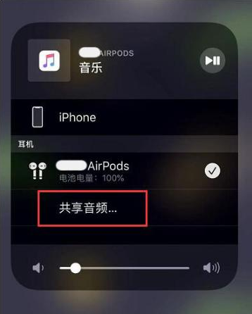 通什镇苹果14音频维修点分享iPhone14音频共享设置方法 