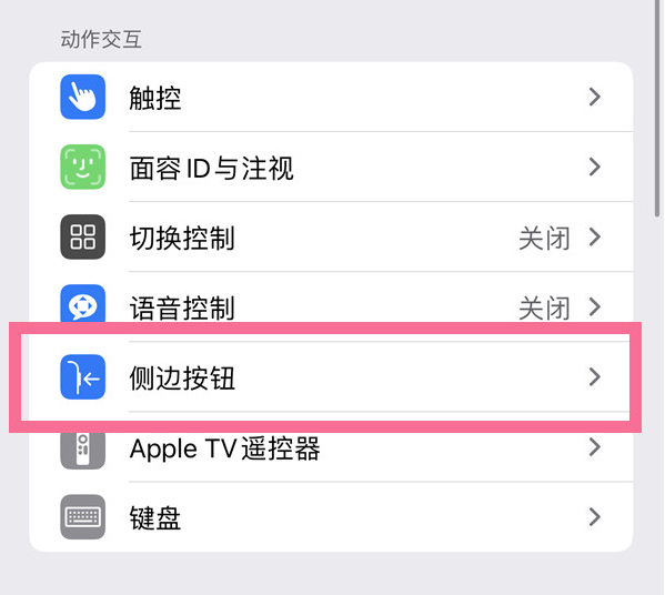 通什镇苹果14维修店分享iPhone14 Plus侧键双击下载功能关闭方法 