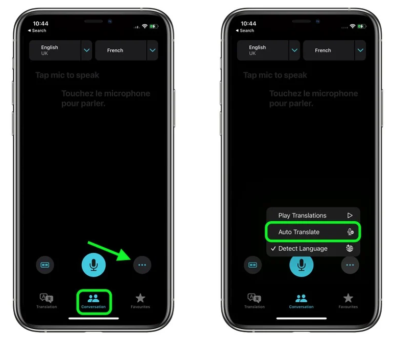 通什镇苹果手机维修分享iOS 15 “翻译” App 新改进 